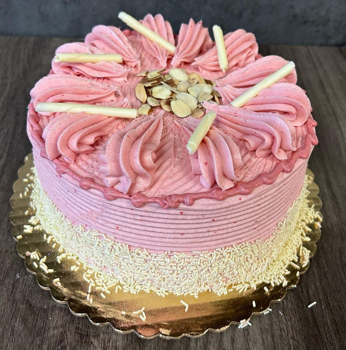 Raspberry Almond Torte